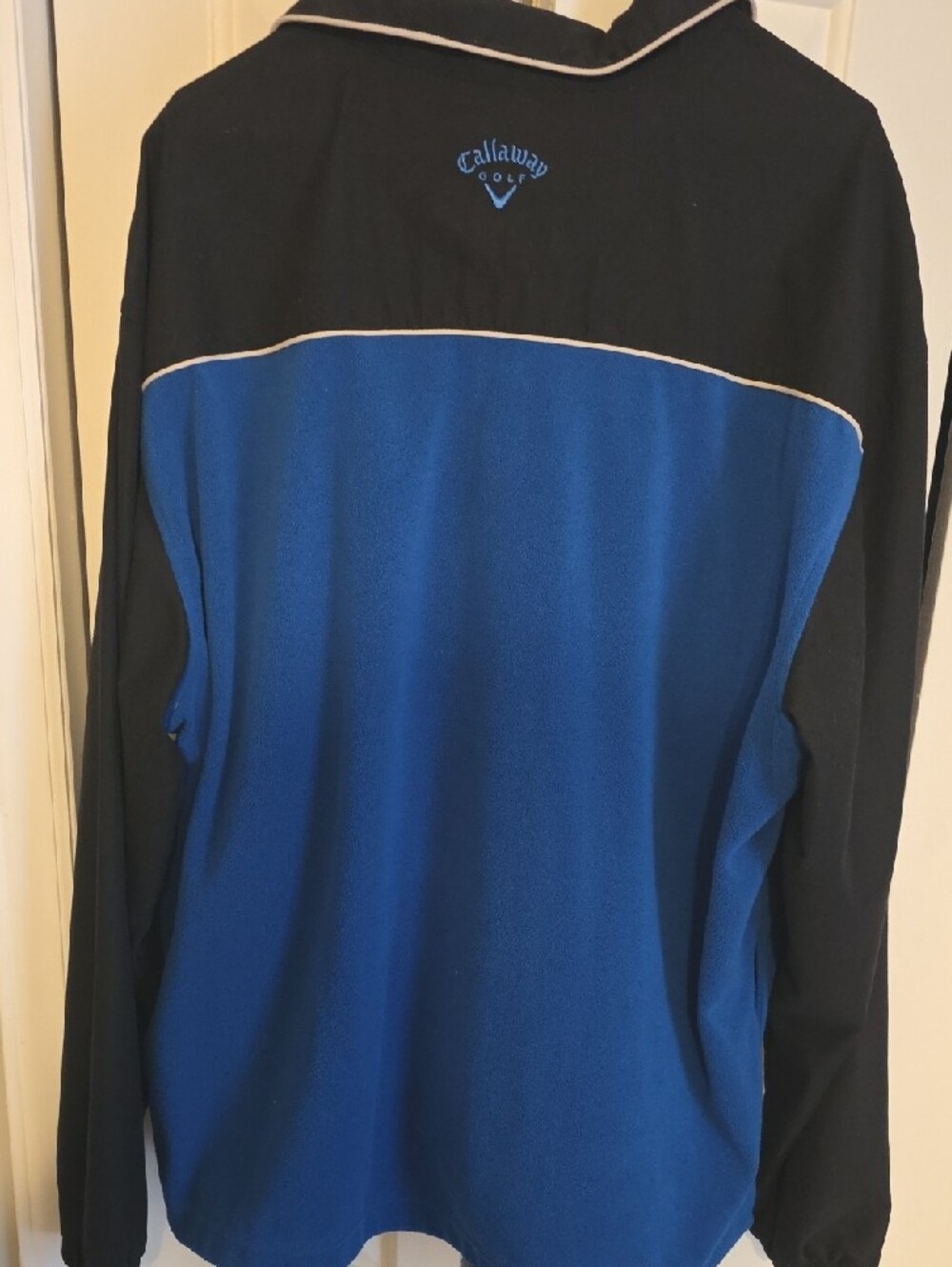 Callaway Blue and Black Quarter-Zip Pullover - Picture 3 of 3